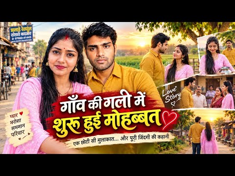 गाँव की गली में शुरू हुई मोहब्बत ❤️ | दिल छू लेने वाली गाँव की Love Story | Hindi Story