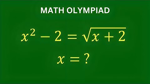 A Very Nice Math Olympiad Problem | Solve for The Value of x | You Need To Know This Trick | Algebra