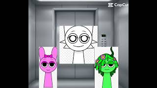 POV: Wenda trying to help the girls out of the elevator