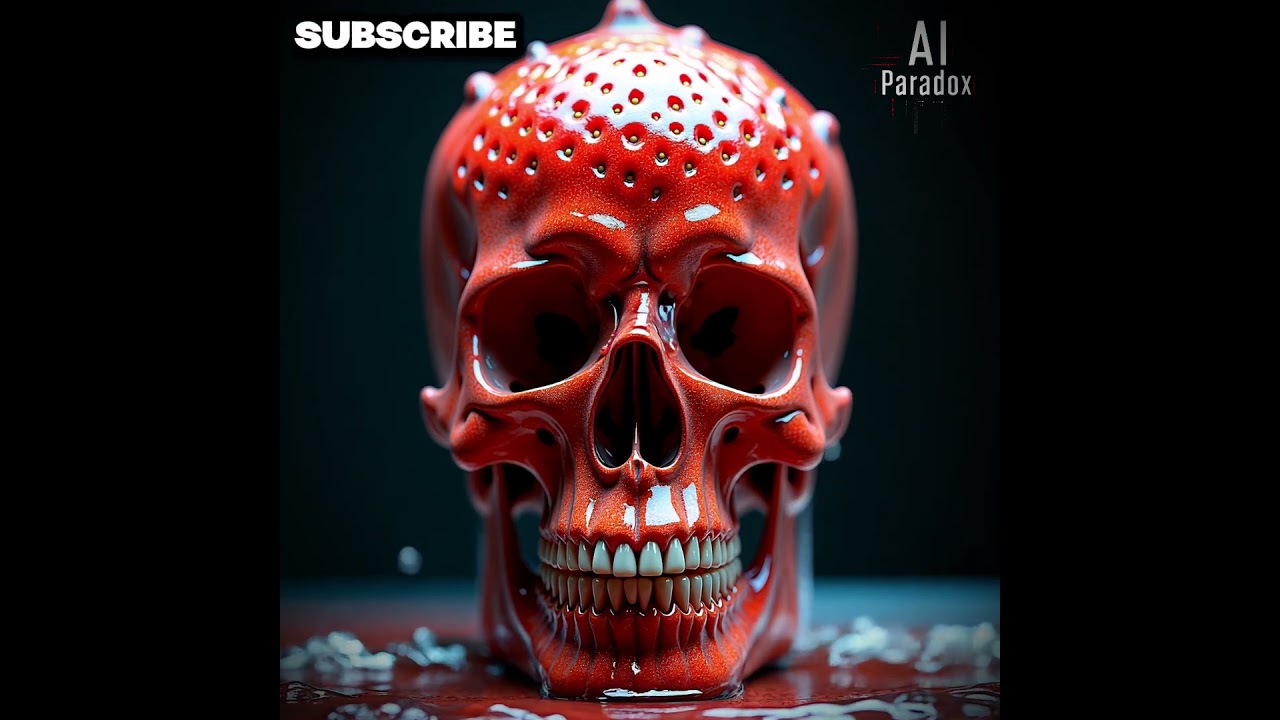 🔥AI PARADOX 🔥 Fruity Sweat The Strawberry Skull Unleashed