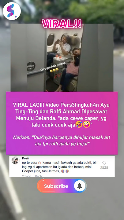 Raffi dan Ayu Dulu Sempat Ke Belanda Berdua?😱 #trending #viralvideo #raffiahmad #ayutingting #fyp