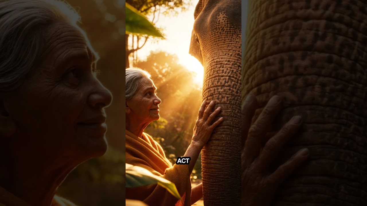 “Kindness Is Never Forgotten 🐘 | Emotional AI Short Film” 