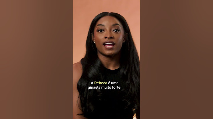 Simone Biles fala sobre Rebeca Andrade 😍 #ORetornoDeSimoneBiles
