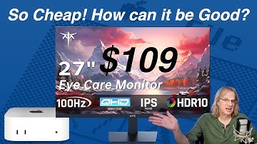 Best budget 2k Monitor for Mac mini? KTC 27 inch 2k 100hz review.