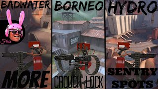 TF2 - [FIXED] More crouch lock sentry spots [exploit] [Borneo, Hydro, Badwater]