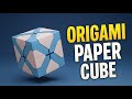 Origami Paper Cube Tutorial | Easy Paper Cube Making Step by Step
