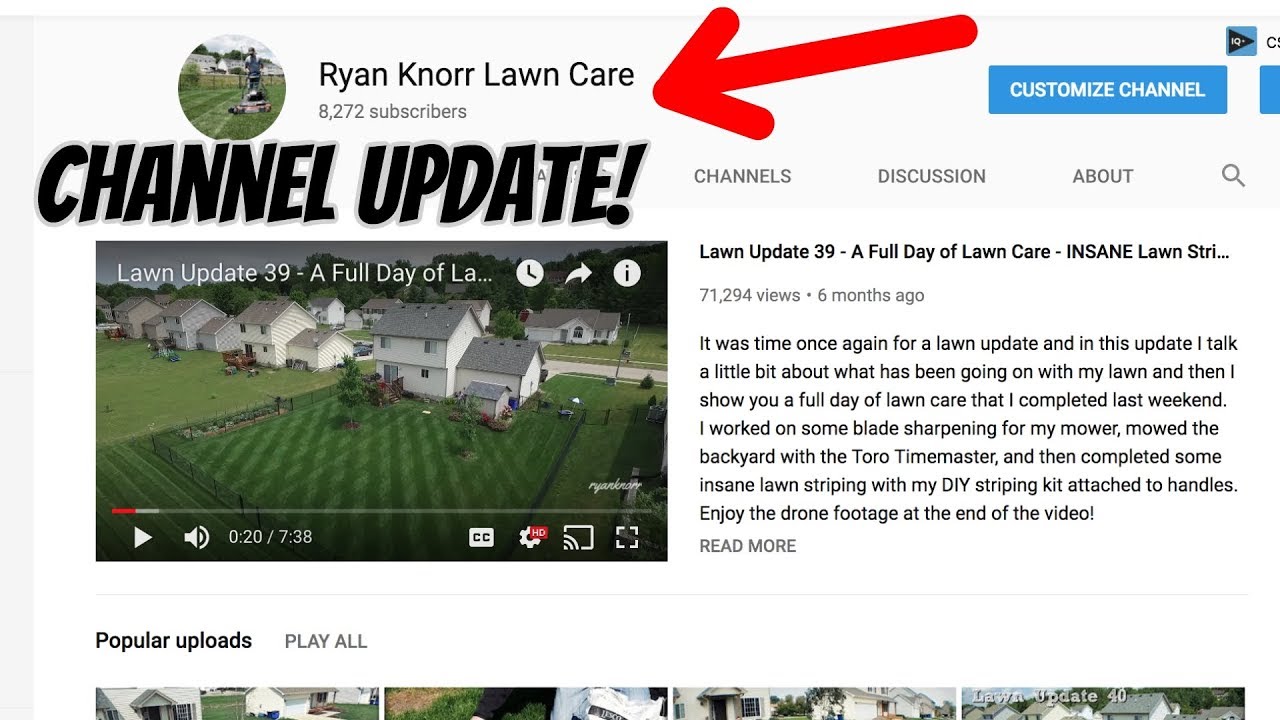 lawn roller 2018 Lawn Care Channel Branding and Instagram Update