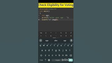 How to Check Eligibility for Voting in C