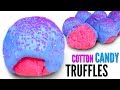COTTON CANDY TRUFFLES - How To Make Candy Cake Truffles DIY