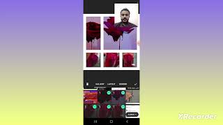 What is inshot video and image editor and how to use it to form The photo Collage of flowers screenshot 5