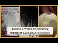 Pousse cheveux et lait de coco  3 recettes pour des cheveux longs et forts