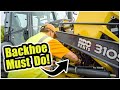 How to do a Backhoe Pre-Operation Inspection | Tractor Loader Backhoe Training