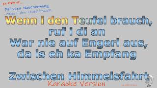 Melissa Naschenweng - Wenn I den Teufel brauch - Instrumental und Karaoke