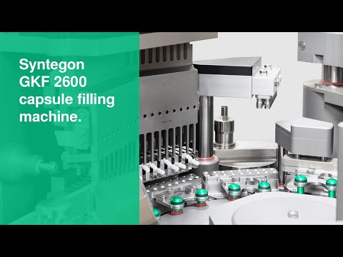 Syntegon GKF 2600 | Efficient high-performance capsule filling machine