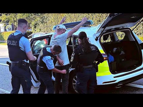 ГЕРМАНИЯ: задержала полиция. Прошли границу с Данией. Путешествие автостопом по Европе