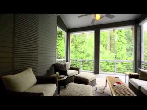 Contemporary Porch by Peachtree Decks and Porches - YouTube