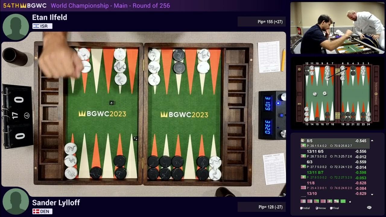 Ilfeld vs Sanders 2023 Backgammon World Championship YouTube