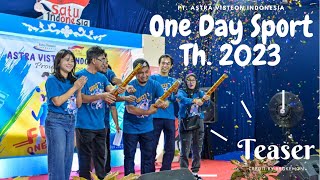 ONE DAY SPORT PT. ASTRA VISTEON INDONESIA (TEASER !!!) ONE DAY SPORT PT. ASTRA VISTEON INDONESIA (TEASER !!!)