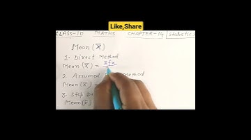 Class 10 | Maths | Chapter 14 | Relation Between Mean, Median,Mode |#shorts