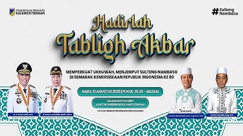 Tabligh Akbar Dalam Rangka HUT RI ke 80