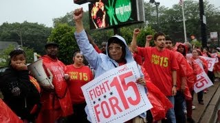 Workers fight for $15 an hour