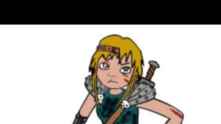 war torn astrid animation warrior