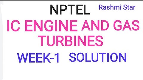 IC ENGINE AND GAS TURBINE ASSIGNMENT-1