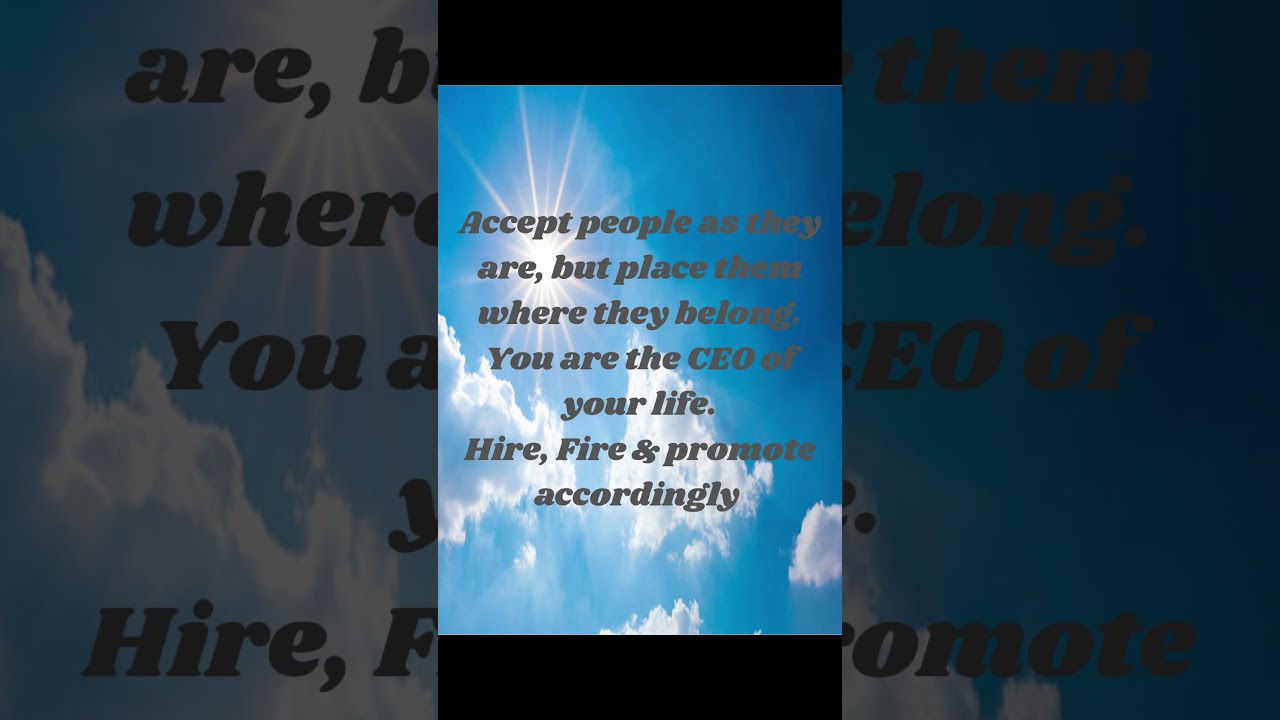 "👑 Be the CEO of Your Life: Accept, Adjust & Evolve!💼✨