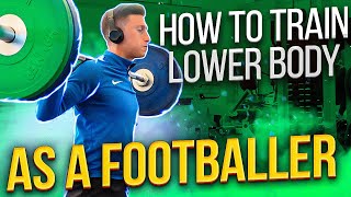 How To Train Your Lower Body As A Soccer Player 4K