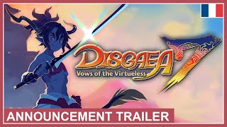 Disgaea 7: Vows of the Virtueless - Announcement Trailer (Nintendo Switch, PS4, PS5, PC) (EU - FR)