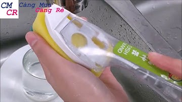 Dụng cụ rửa nồi, chảo có tay cầm và ngăn đựng nước rửa - shopbevame.com- 0986.482.678