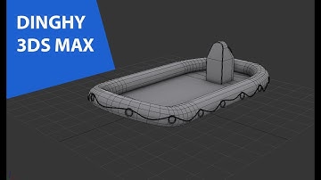 Modeling Dinghy 3ds max beginner tutorial final part