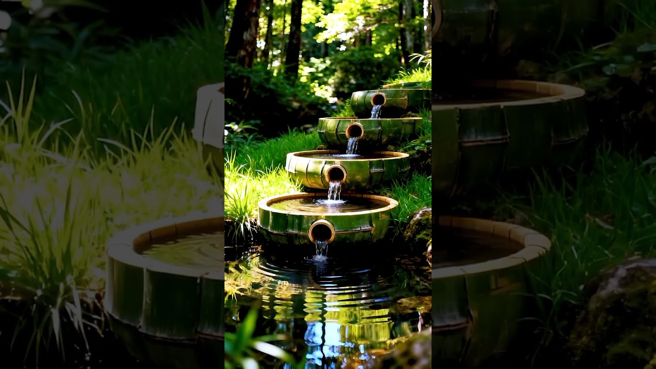 Soothing Water Flow & Gentle Music ASMR for Sleep