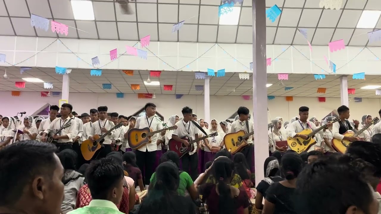 Church of the ephipany choirs Carol singing round chukchucha & tapoiming village car Nicobar ❤️