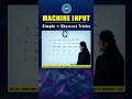 🧠Machine Input Short -12 | Reasoning Concepts &amp;Tricks | #reasoningtricks#ssccgl #bankpo