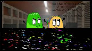 THE END OF BFDI IS CONE BATTLE FOR DREAM ISLAND WOMP WOM- YOU ARE CORRUPTKFJSKI)H)KJSK