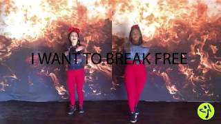 Zumba Mega Mix 68 I Want To Break Free ( Cumbia ) Zumba®️ by Isabella and Cynthia