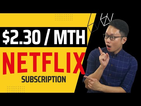 Cheap Netflix subscription at USD2.30/Mth #netflix #tricks #sidehustle