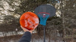 Freezing a Foam Silent Basketball screenshot 4