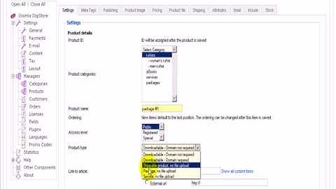 How to add a package product to iJoomla DigiStore