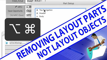 Remove Layout Parts, Without Removing Layout Objects