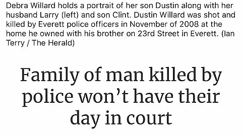(Dustin Willard) MURDERED BY EPD OFFICER STEPHEN H...