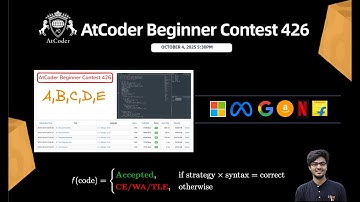 AtCoder Beginner Contest 426 || A, B, C, D, E Complete Solutions Explanation in C++ || Sublime Text