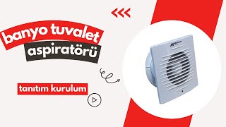 Banyo tuvalet aspiratör fan 150 lik horoz aspiratör