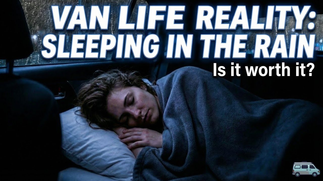 Rainstorm Car Sleep Ambience 🌧️ Dark Night, Soft Comfort