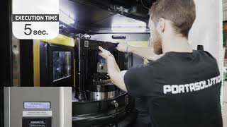 Porta Multicenter Quick Change Pneumatic Jaws - 25 Seconds