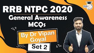 RRB NTPC 2020 General Awareness MCQs Set 2 by Dr Vipan Goyal #NTPC  #CET #Railways