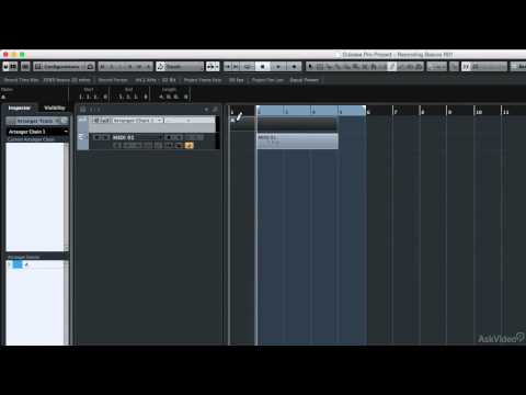 Cubase 8 102: SongwritersMusicians Toolbox - 18. The Arranger Track