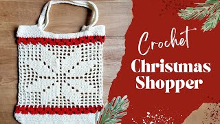 How to crochet Christmas Shopper ❄