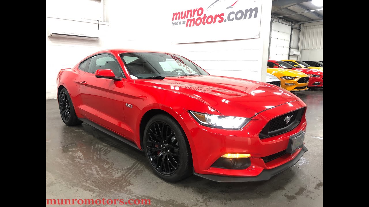 2016 Mustang GT Premium Performance Package Munro Motors YouTube